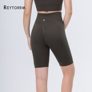 Reytorrm LYCRA® 1/2Legging Celana Pendek Yoga Celana Olahraga Wanita High Waist Yoga&Running Sport (DK01)