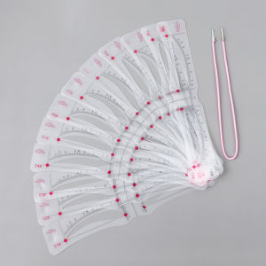 Cetakan Alis Tali Karet Yang Lagi Viral Isi 12 Pcs Untuk Eyebrow Pensil Alis Lengkap Praktis