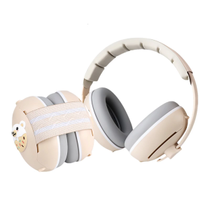 Trẻ sơ sinh tiếng ồn hủy bỏ headphone Băng đô co dãn earmuffs cho bé 0-48 tháng cho giấc ngủ và du lịch thiết kế cách âm