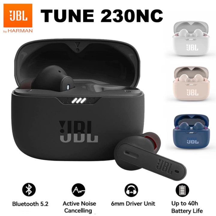 JBL Tune 230NC Bluetooth 5.2 Wireless Headphones TWS Noise Cancelling ...