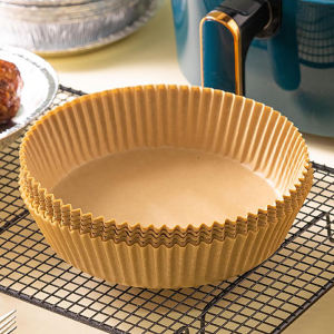 Air Fryer Parchment Paper Liners Non-Stick Disposable Paper Tray Barbecue Plate Food Oven Kitchen Round Baking Paper