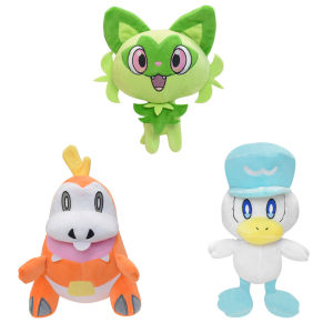 Kids Toy 23-29cm Takara Tomy Pokemon New sprigatito plush Green new leaf cat plush toy game Pokemon peripheral doll For kids Birthday Gifts toy