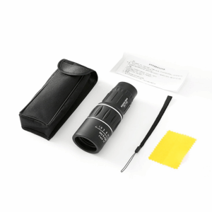GOXBERK 8XMagnification 16x52 Monocular Telescope Waterproof FMC Coating High-Power Telescope Portable Rubber Casing HD Telescope Wildlife Observation