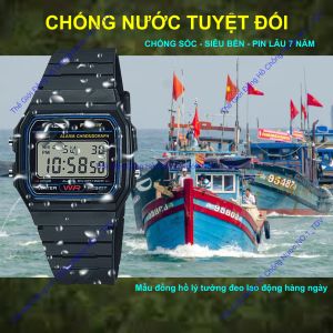 Đồng Hồ Điện Tử CA.S|.O Chống Nước Tuyệt Đối  1 Hàng Malaysia Pin Lâu 7 Năm Đầy Đủ Chức Năng Chống Sốc Siêu Bền
