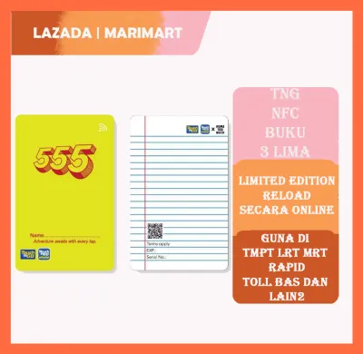 NFC Touch n Go Card - Limited Edition - Buku 3 LIMA