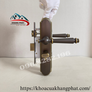 M1515 - Khóa Cửa Gỗ - Khóa Cửa Bằng Đồng - Khóa Của Tân Cổ Điển - Khóa Cửa Tân Cổ Điển Bằng Đồng
