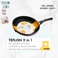 TEFLON JPWD 2 IN 1/ANTI LENGKET/BAHAN GRANIT Mudah digunakan  Masak  Keramik  Pink  Kitchenware. 