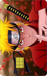 stiker atm terbaru motif kartun naruto berkualitas anti air anti gores di lapisi laminasi vira