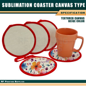 RF Printing Supplies - Sublimation Coaster Canvas Pad Pot Holder
