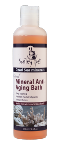 [SMILEY PET] Mineral Bath Anti-Aging for Dogs/Cats | Dead Sea Mud Shampoo | Restore Skin Elasticity and Moisture
