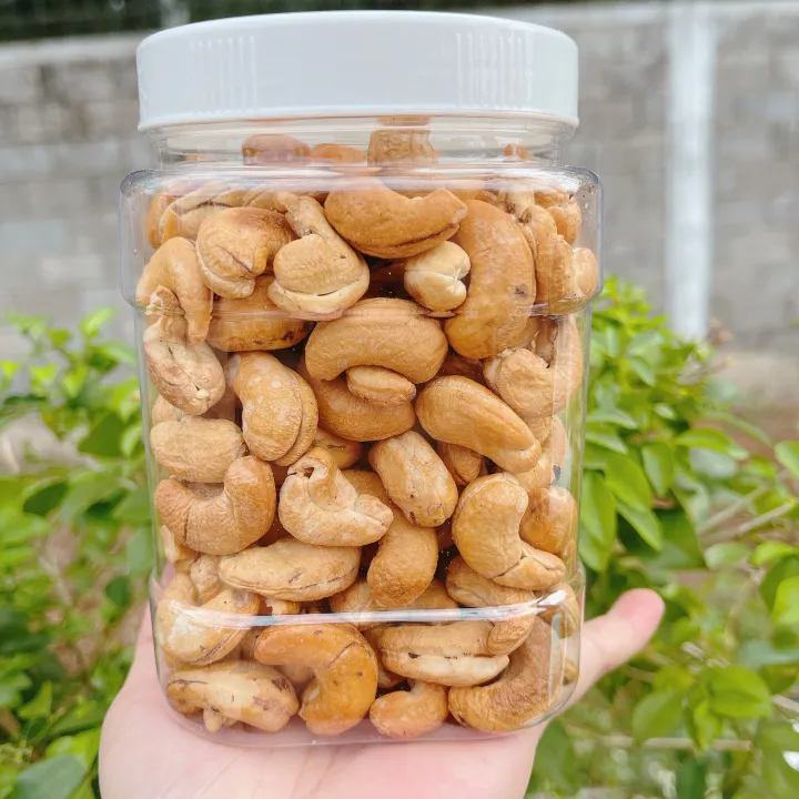 HỘP 500G HẠT ĐIỀU RANG CỦI TRUYỀN THỐNG NGUYÊN HẠT SẠCH VỎ - SẢN XUẤT HÀNG NGÀY