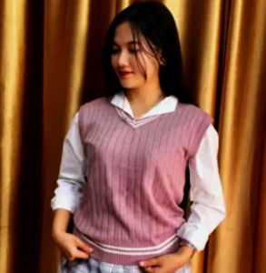 Rompi Rajut list Sweeter Outer Korea style Vest Korea Knit wear BALAZER premium