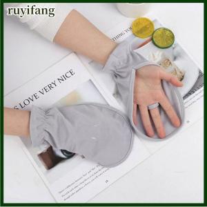 ruyifang ถุงมือกันแดดป้องกันรังสียูวีสำหรับฤดูร้อนถุงมือแบบบางระบายอากาศได้ดีสำหรับผู้หญิงถุงมือปั่นจักรยานกีฬากลางแจ้ง