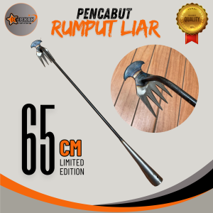 Alat pencabut rumput liar dihalaman gigi 4 panjang 65cm urwah albariqy