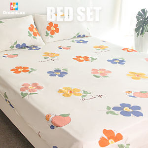 ชุดผ้าปู ที่นอนผ้าฝ้าย/ 360 องศาผ้าคลุมเตียง/ลูกบอลไม่มีสี