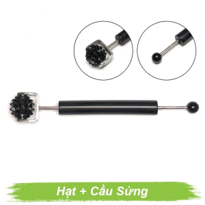 Hahanco Lăn Cầu Sừng Dò Hạt Diện Chuẩn Chất Liệu Cao Cấp Không Kích Ứng Da Thiết Kế Tiện Dụng Dễ Sử Dụng Cho Du Lịch Và Công Tác