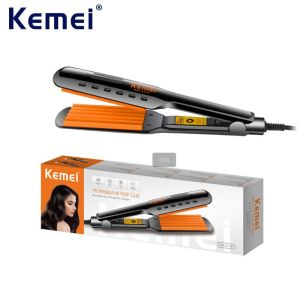Kemei Professional Corrugated Hair Curler Ceramic Curling Iron Crimper Corn Plate Corn Perm Splint Hair Styling Tool KM-3114