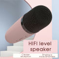 Mini Speaker Karaoke Bluetooth ori full Bass Portable Wireless , Bluetooth Speaker Musik Box Full Bass Audio + Mikrofon Diatur. 