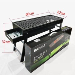 BBQ60cm charcoalcamping bbq Grill barbeque portable outdoor picnic camp foldable bbq grill