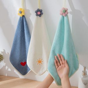 CUNXIN Flower Soft Household Kitchen Rags Absorbent Cloth Kitchen Cleaning Bathroom Microfiber Towel Kitchen Towels Handkerchief Hand Towel Dishcloths