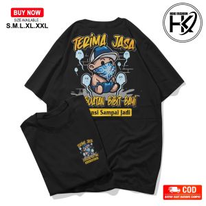 Kaos Terima Jasa Pembuatan Bibit Bayi Vol 2 Yellow Tshirt Pria Tebal Cotton Combed 24s