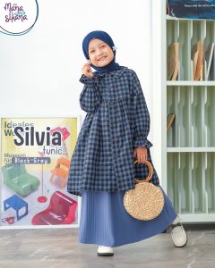 Baju Tunik anak perempuan  katun kotak / Baju atasan anak perempuan nyaman