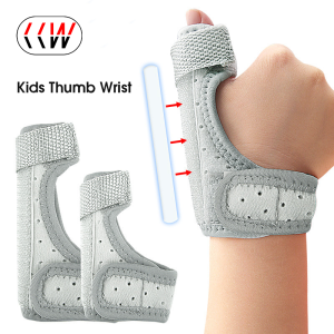 CCW สายรัดข้อมือสำหรับเด็กตัวห่อหุ้มข้อมือนิ้วหัวแม่มือข้อมือมีหลุมข้ออักเสบเอ็นกล้ามเนื้อเคล็ด1ชิ้น