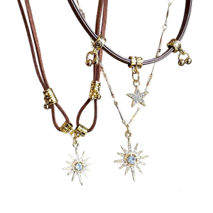 Lightweight Bohemian Layering Chain Necklace Perfect Pendant Clavicle Chain For Casual Outfits And Evening Event