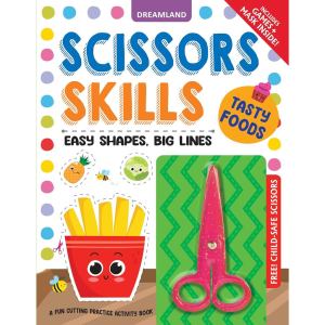Scissors Skills - Easy Shapes Big lines Best for beginner - FREE Scissors