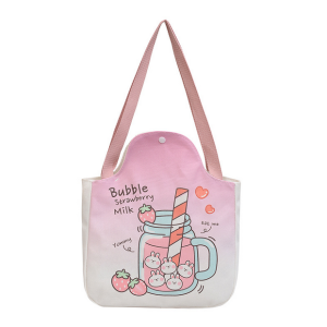 Tas Momo Lovely Canvas Shoulder Bag Large Capacity Tote CAnvas Bag