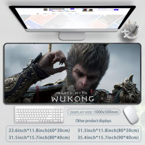 Mouse Pad Black Myth Wukong Thickened Gaming Pad Mousepad Non-Slip Base Mouse Pad Desk Pad