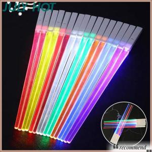 [JULYHOT] 1 PCS LED Lightsaber Luminous Chopsticks Detachable Washable Reusable Free Tableware For Kitchen Dinner