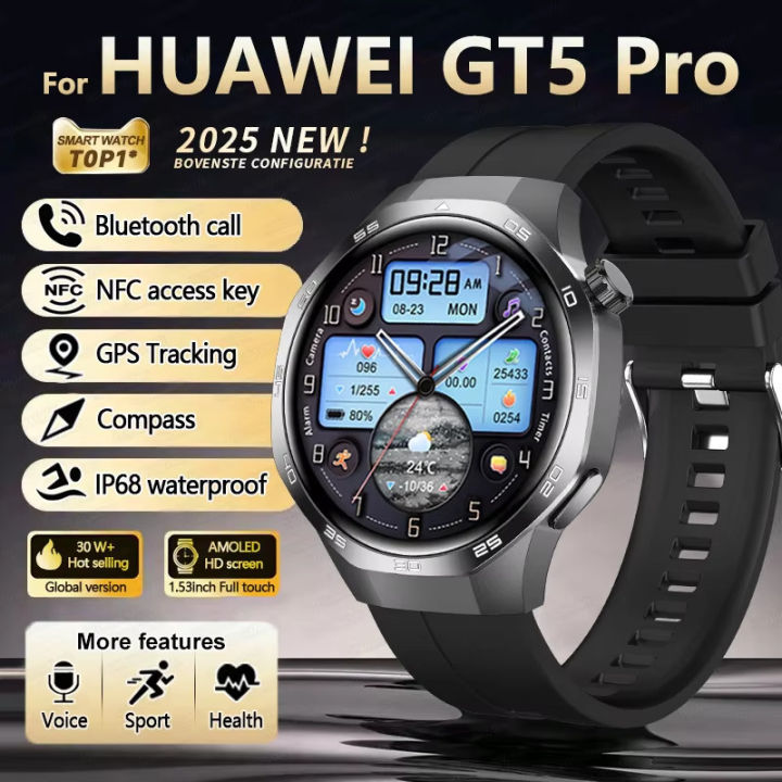 Mới Cho Huawei Watch GT5 Pro Quân Đội GPS Đồng Hồ Thông Minh Nam Toàn ...