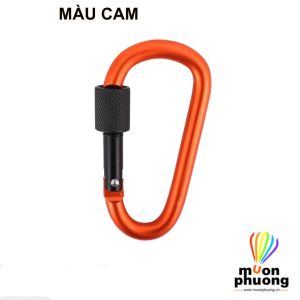 Móc treo khóa chữ D đa năng carabiner hợp kim nhôm siêu nhẹ LIXADA