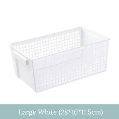 Storage Basket Kitchen Organizer Plastic Household Laundry Snack Book Fruit Underwear Sundries Storage Baskets