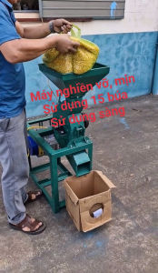 Xả kho máy nghiền vỡ ngô tặng kèm 1 sàng nghiền mịn