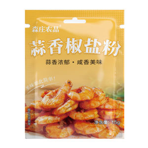 Garlic pepper salt powder 蒜香椒盐粉家用森庄农品椒盐烧烤料撒料烧烤粉土豆盐焗调味料