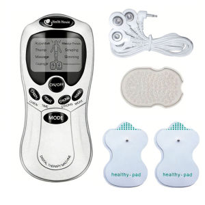 Mini Massager for Home Use Multifunctional Digital Acupuncture Pulse Electric Massager for Neck Waist Back and Whole Body