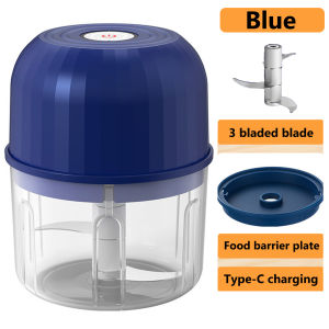 Electric Food Chopper Ultimate Processor For Baby Puree And Meat Mincing Prepare Delicious Dumpling Filling Quickly Finely Chop Garlic Peppers And Spices For Cooking Make Healthy Nutritious Baby Food At Home With One Button Operation High Quality Stainl