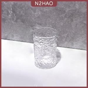 N2HAO Nhựa Nước súc miệng bàn chải đánh răng cup với xử lý Home phòng tắm Tumblers xách tay Mug trong suốt bàn chải đánh răng chủ
