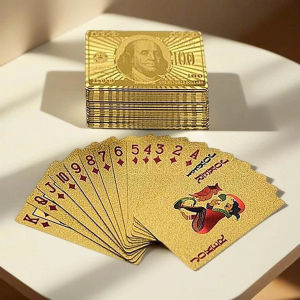 Bộ Bài Tây 52 Lá Mạ Vàng 24K Cao Cấp – Chống Nước Sang Trọng Bền Đẹp