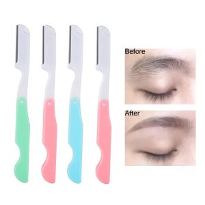Portable Eyebrow Trimmer Foldable Facial Hair Remover Blades Makeup Eye Brow Shaper Shaver Beauty Tools