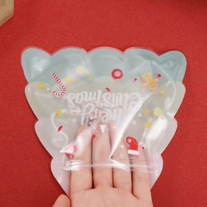 [Eqrbtl] ถุงของขวัญซานต้าเอลค์เกล็ดหิมะถุงของขวัญสำหรับเด็กถุงผ้าหนาไม่ทอกันน้ำตกแต่งคริสต์มาส