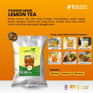 Bubuk Minuman Regular Rasa Lemon Tea Powder Drink Reguler Teh Lemon