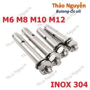 TẮC KÊ INOX BULONG NỞ INOX NỞ INOX 304 SIZE 6LY 8LY 10LY 12 LY