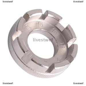 [COD] livestwef Bicycle Spoke Nipple Wrench 8 Way Groove Bike Wheel Rim Adjuster Spanner Multitool Repair Service Tool Key Bike Tools Cycling