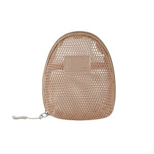 Elegant Mesh Makeup Bag Transparent Cosmetic Bag - Lightweight Breathable & Portable Makeup Organizer for Lipsticks and Toiletries