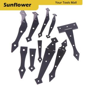 🎀🎁【Special price】Sun บานพับประตูตู้เฟอร์นิเจอร์2ชิ้นบานพับเหล็กสีดำพับได้สำหรับประตูตู้อุปกรณ์ฮาร์ดแวร์ที่ทนทานสำหรับใช้ในบ้าน