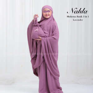 Mukena Anak Remaja Nahla 3in1 Crinkle Airflow