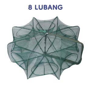 Bumi Damai Bubu Perangkap Ikan 8 Lubang Jebakan Jaring Jala Lipat Udang Kepiting Sungai Danau Laut Alat Pancing Fish Trap Net